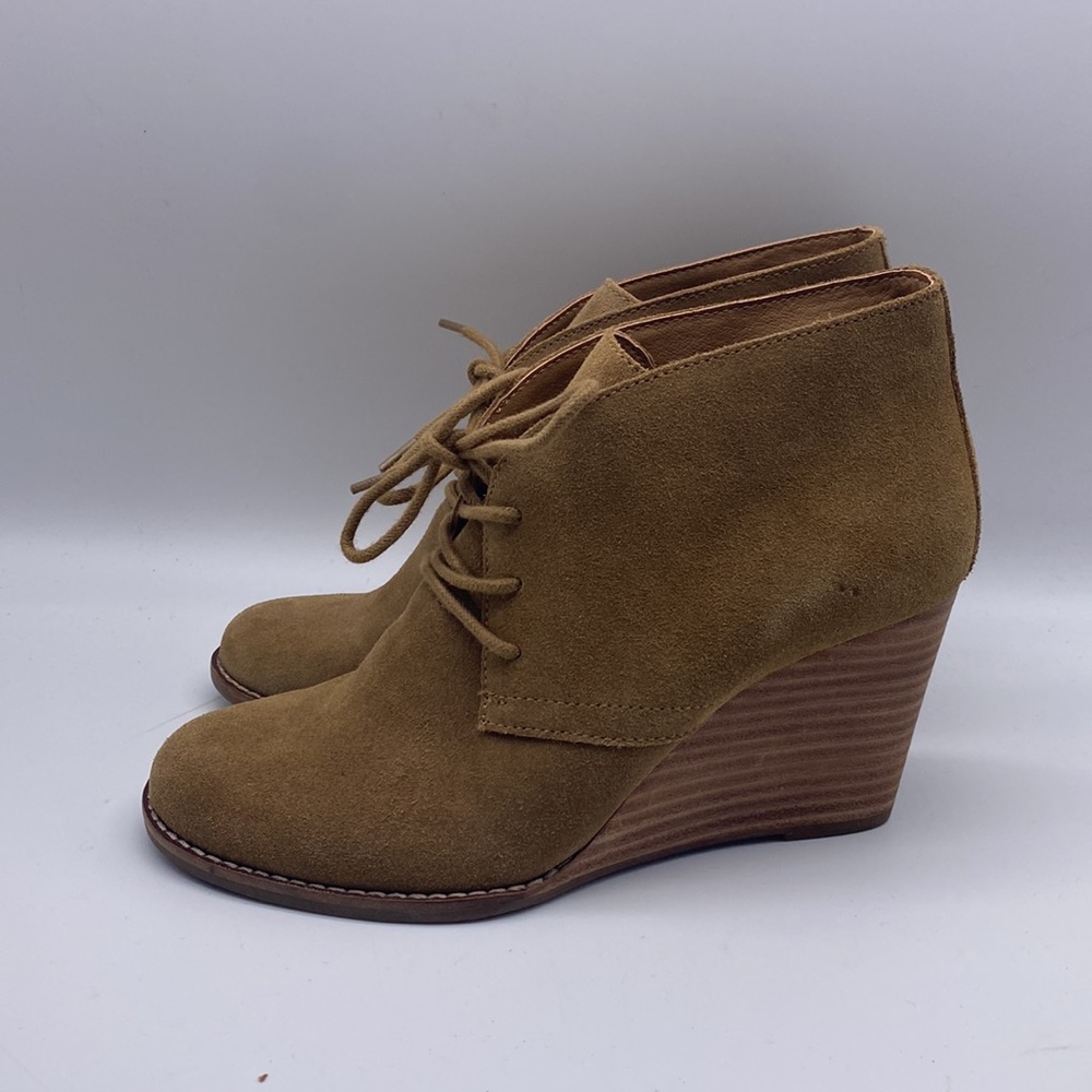 LUCKY BRAND Yamene‎ Wedge Ankle Heeled Boots Size 8M